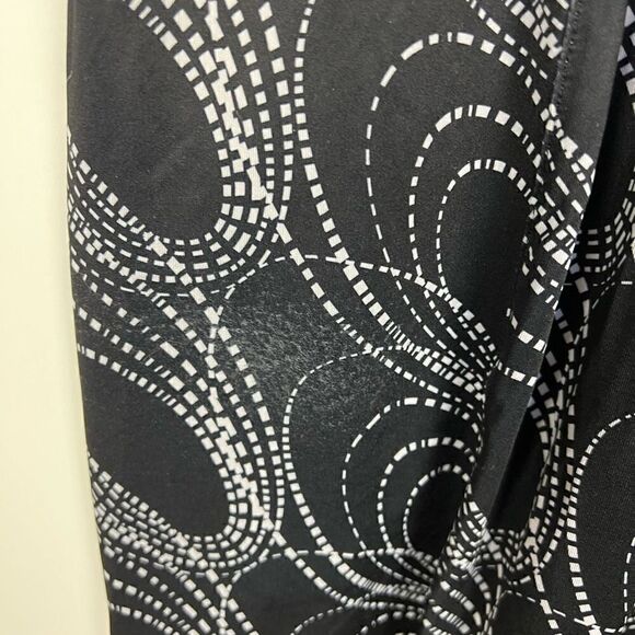 EP New York Golf Tennis Sleeveless Athletic Dress Black White Pattern M - Picture 10 of 12